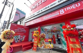 THI CÔNG POSM - KHAI TRƯƠNG - ROADSHOW - CỬA HÀNG VIETTEL QUANG TRUNG