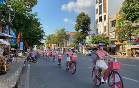 TỔ CHỨC ROADSHOW XE ĐẠP - HUY THANHJEWELRY