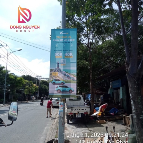 PHƯỚN DỌC QUẢNG CÁO - XANH SM