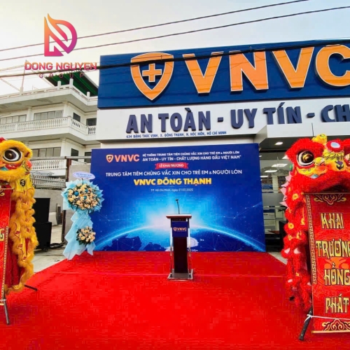 TỔ CHỨC KHAI TRƯƠNG TRỌN GÓI - VNVC